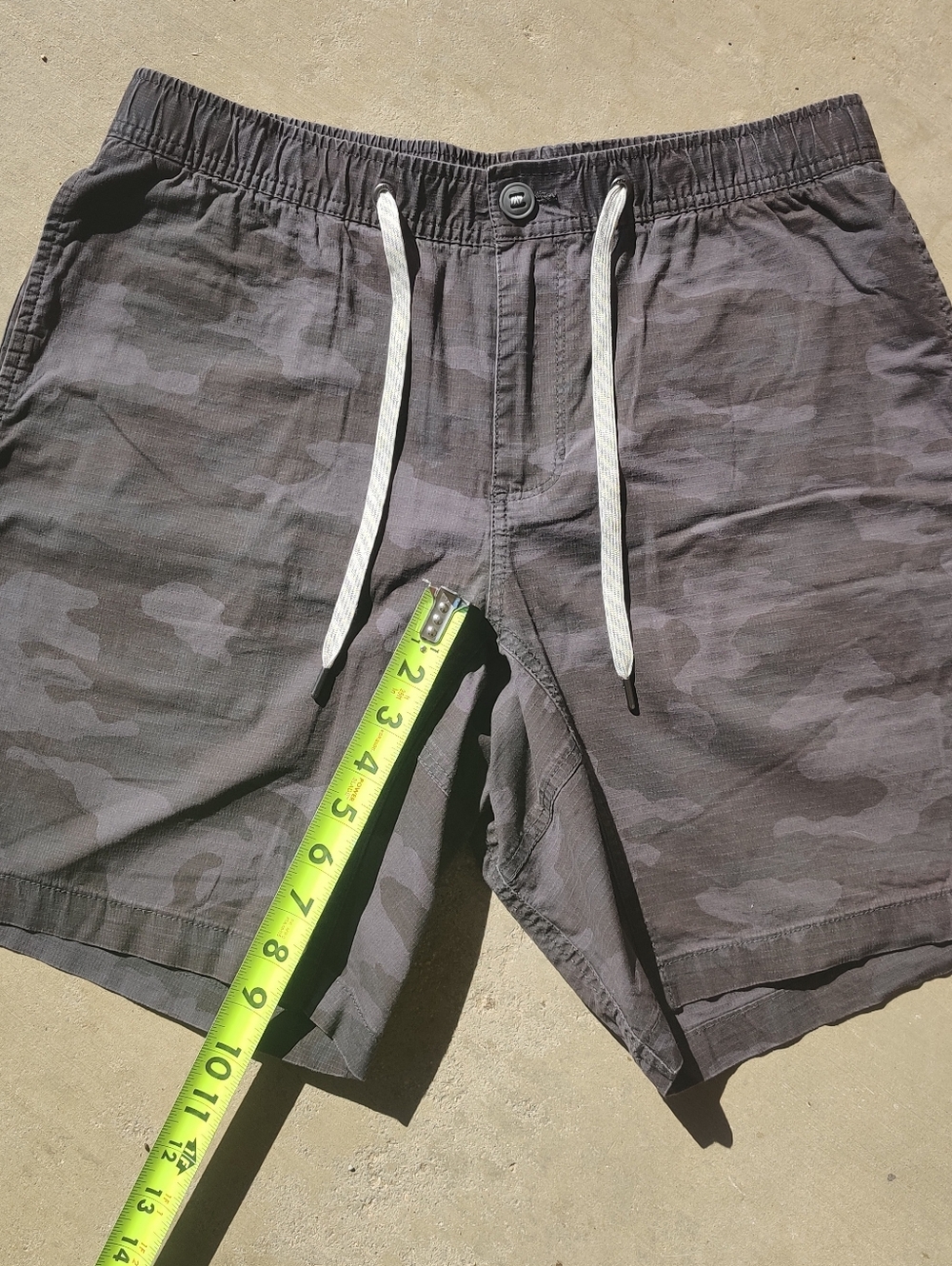 Vuori Black Multicam Ripstop Shorts Sz L - Picture 3 of 5